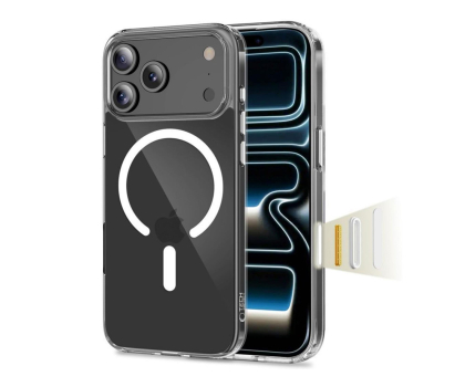 Etui do telefonów Tech-Protect Flexair Hybrid Cc Magsafe do Iphone 17 Pro Clear